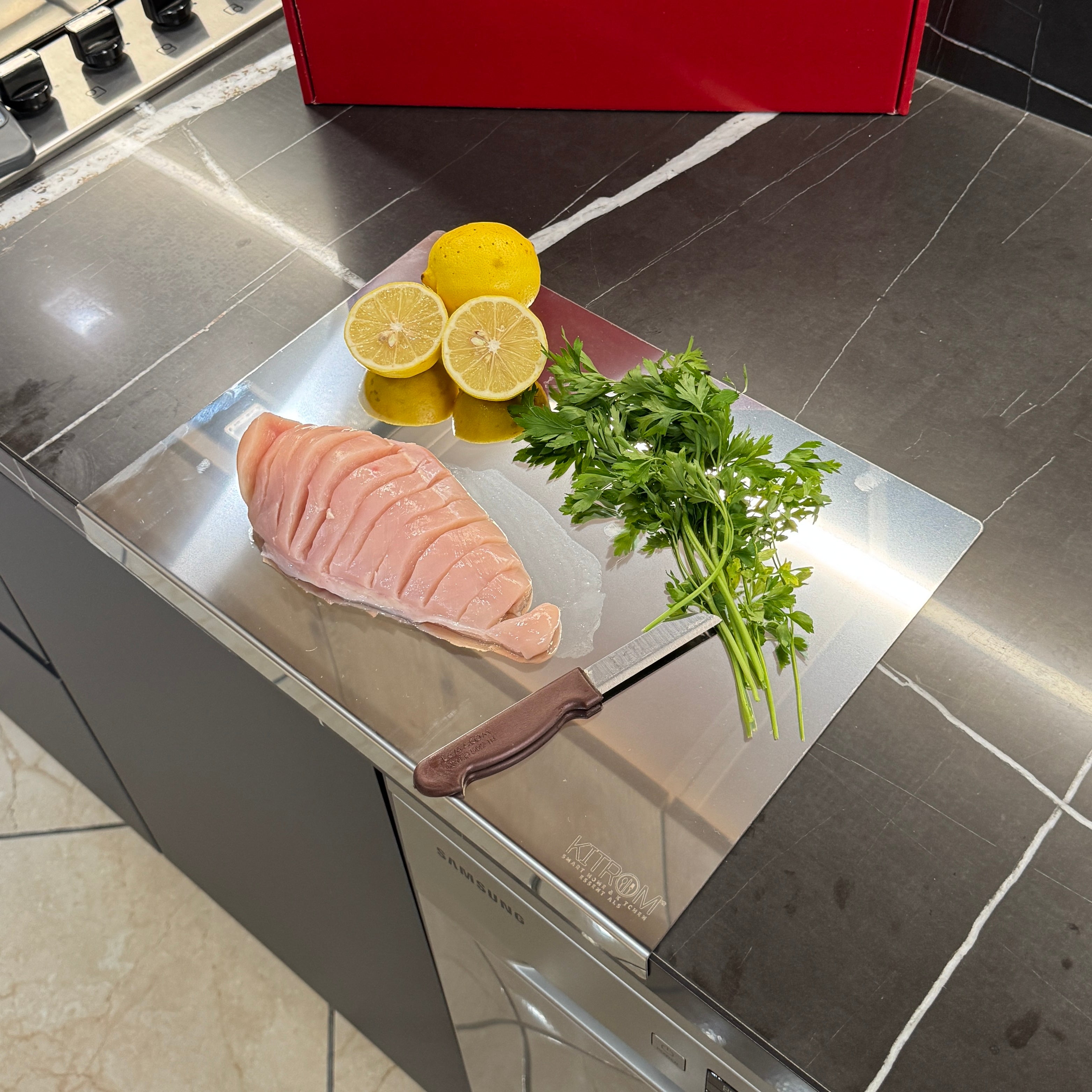 Planche à Découper Inox 304 Originale – KITROM